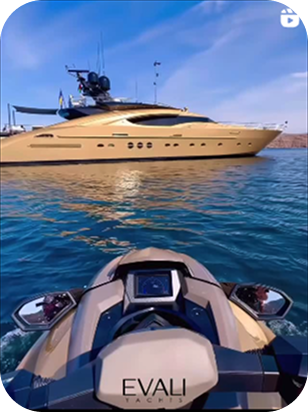Buggy Beside Yacht
