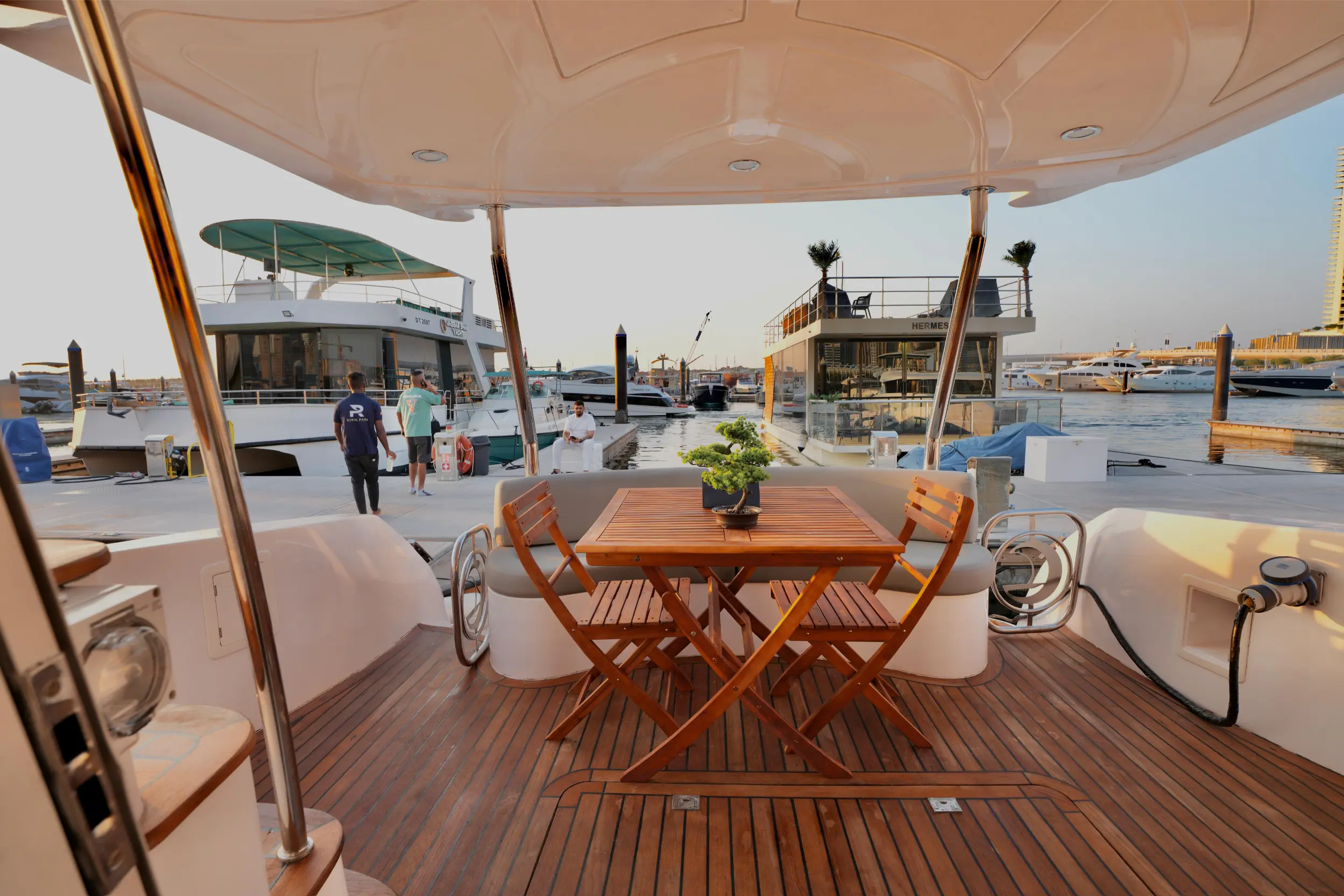 Majesty 50ft yacht charter Dubai view 8