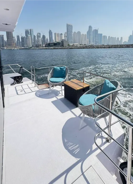 Evali 55ft Yacht for Rent in Dubai view 8